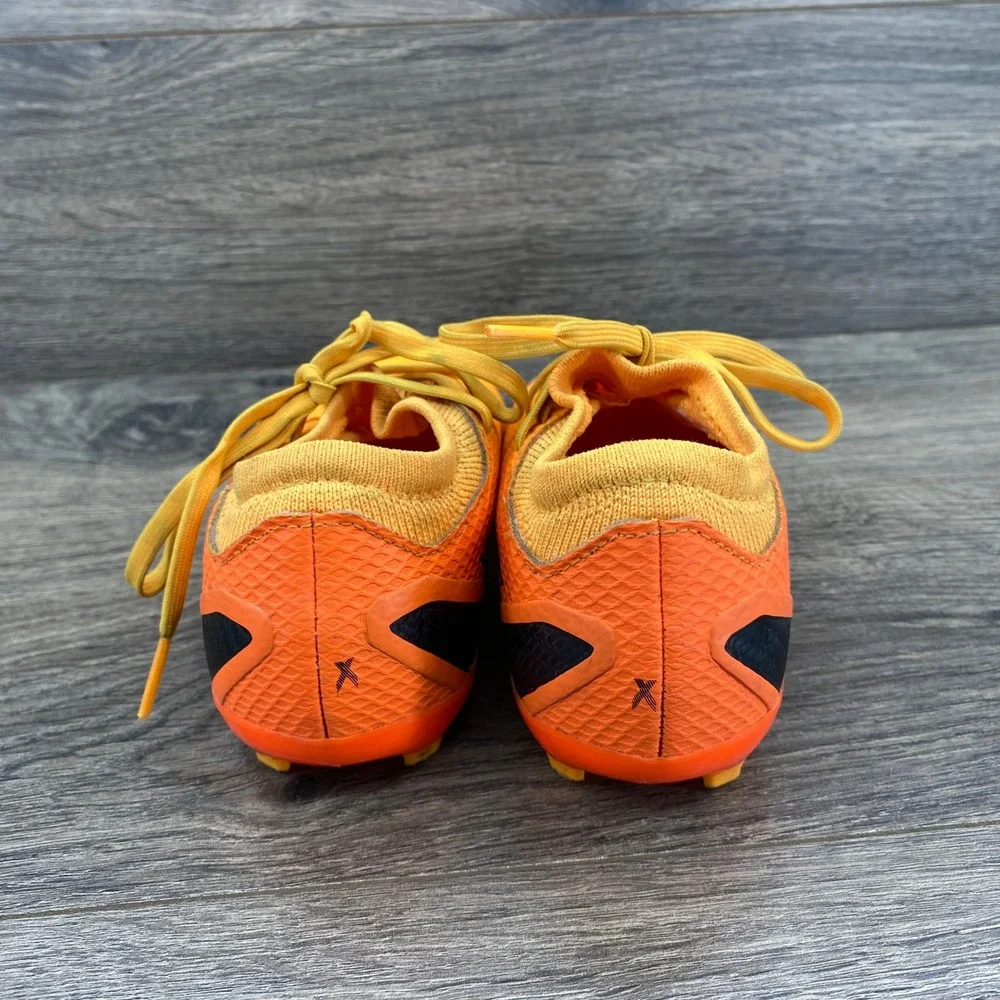 Adidas X Speedportal.3 FG J Soccer Cleats Kids Size 1 Gold Orange GZ5072